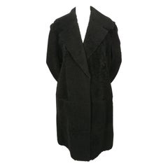 CELINE by PHOEBE PHILO black shearling coat