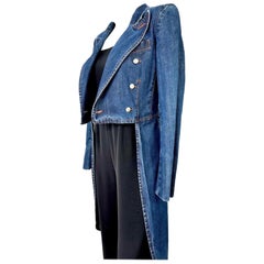 Veste à queue de jean vintage Jean Paul Gaultier