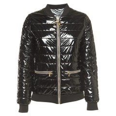 Chaqueta bomber sintética acolchada negra Class by Roberto Cavalli S
