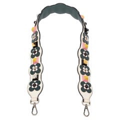Fendi Multicolor Leather Embellished Interchangeable Shoulder Strap