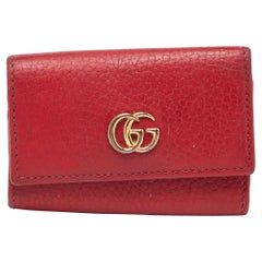 Gucci Red Leather Key Case