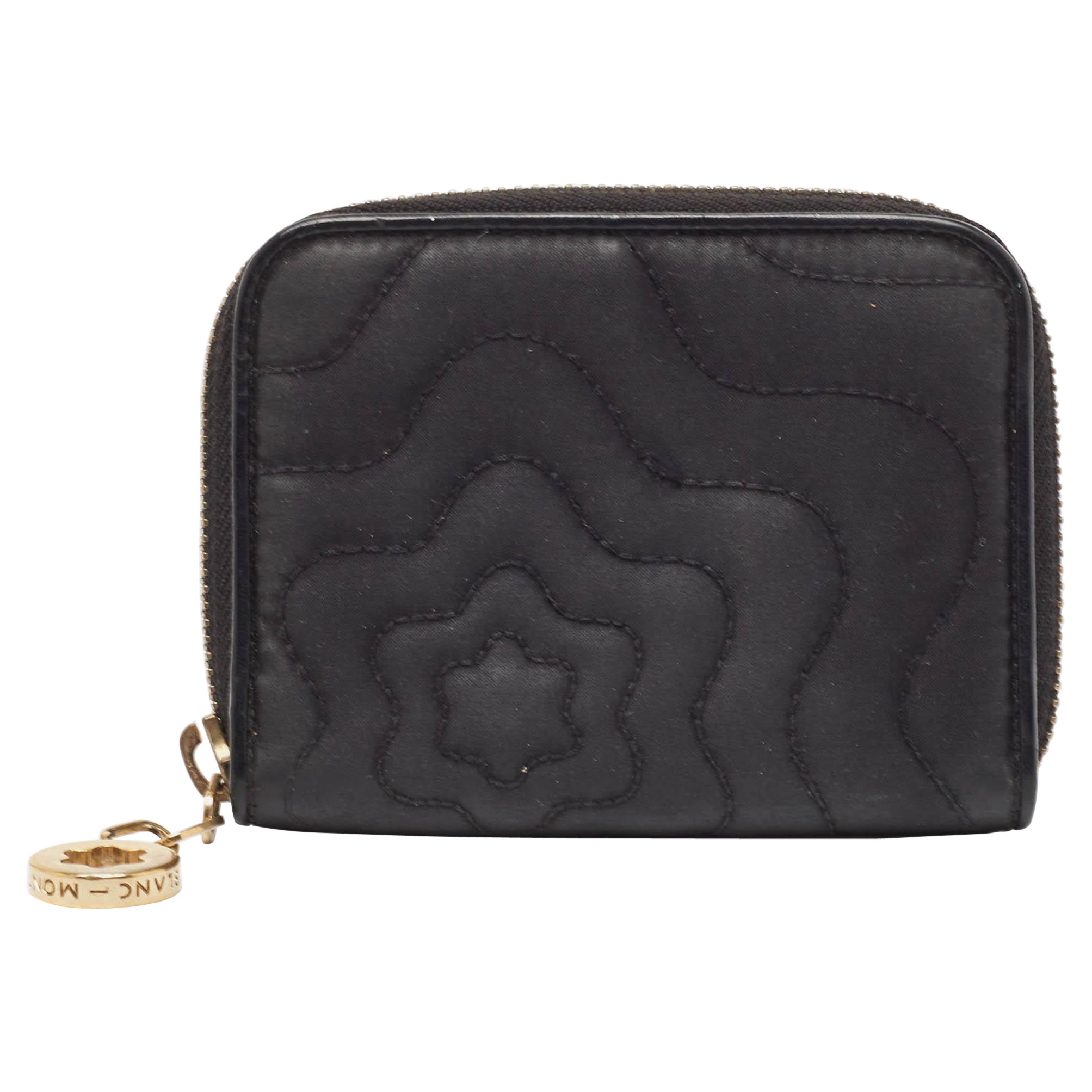 Montblanc Black Nylon Starisma Zip Purse For Sale