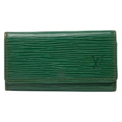 Louis Vuitton Borneo Greene & Greene Greene in pelle di Epi 4 portachiavi