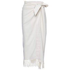 Nanushka Cream Cotton Randi Fransen-Wickelrock M