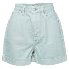 Kith Light Green Denim Diana Cuffed Shorts S