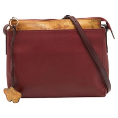 Alviero Martini 1A Classe Red Leather Shoulder Bag