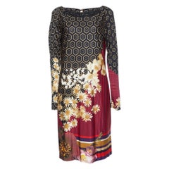Class by Roberto Cavalli Multicolor Printed Jersey Shift Dress L