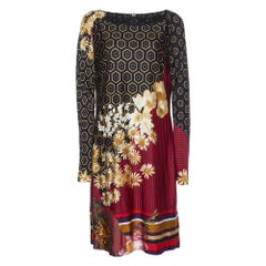 Class by Roberto Cavalli Multicolor Printed Jersey Shift Dress L