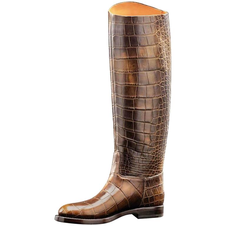 gucci crocodile boots
