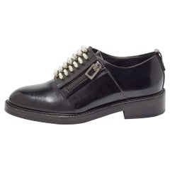 Roger Vivier - Oxfords in pelle nera impreziosite da cristalli - taglia 36
