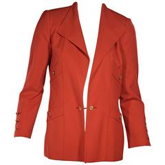 Red Vintage Chanel Jacket 12