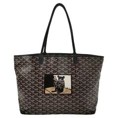 Goyard Artois GM Grande Bulldog Francés Negro Esquinas Reforzadas y Cremallera