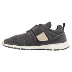 Baskets Dsquared2 en toile noire, taille 43