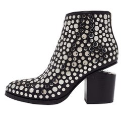 Alexander Wang - Bottines Gabi en cuir cloutées noires, taille 36