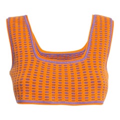 Jacquemus - Maglia arancione Le haut Macio - Crop Top M