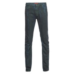 Hugo Boss Vaqueros lavados azul marino L Cintura 36