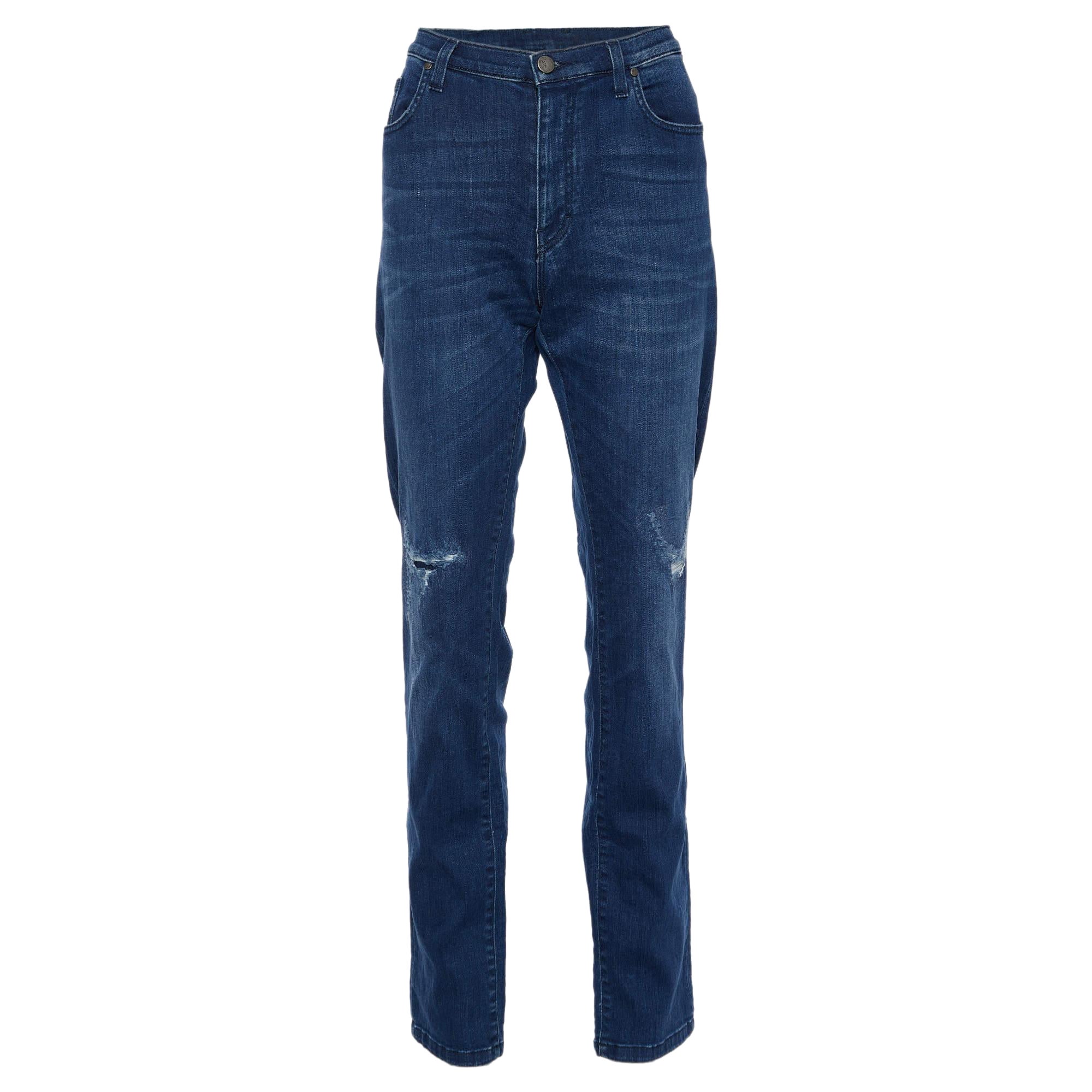 Versace Collection Vaqueros azules ajustados XL/Cintura 32,5