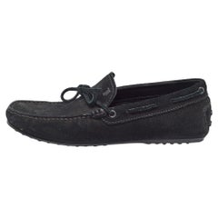 Tod's Mocassins en daim noir Taille 39.5