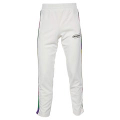Palm Angels x Missoni Off-White Jersey Contrast Trim Sweatpants S