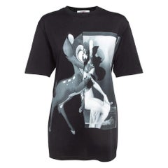 Givenchy - T-shirt oversize en coton imprimé Bambi - Noir S