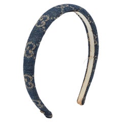 Gucci Blue GG Denim Headband