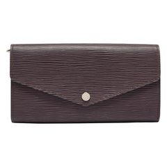 Louis Vuitton Quetsche Epi Leather Sarah Wallet