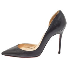 Christian Louboutin Black Leather Iriza Pumps Size 36