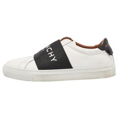 Givenchy White Leather Urban Street Slip On Sneakers Size 37