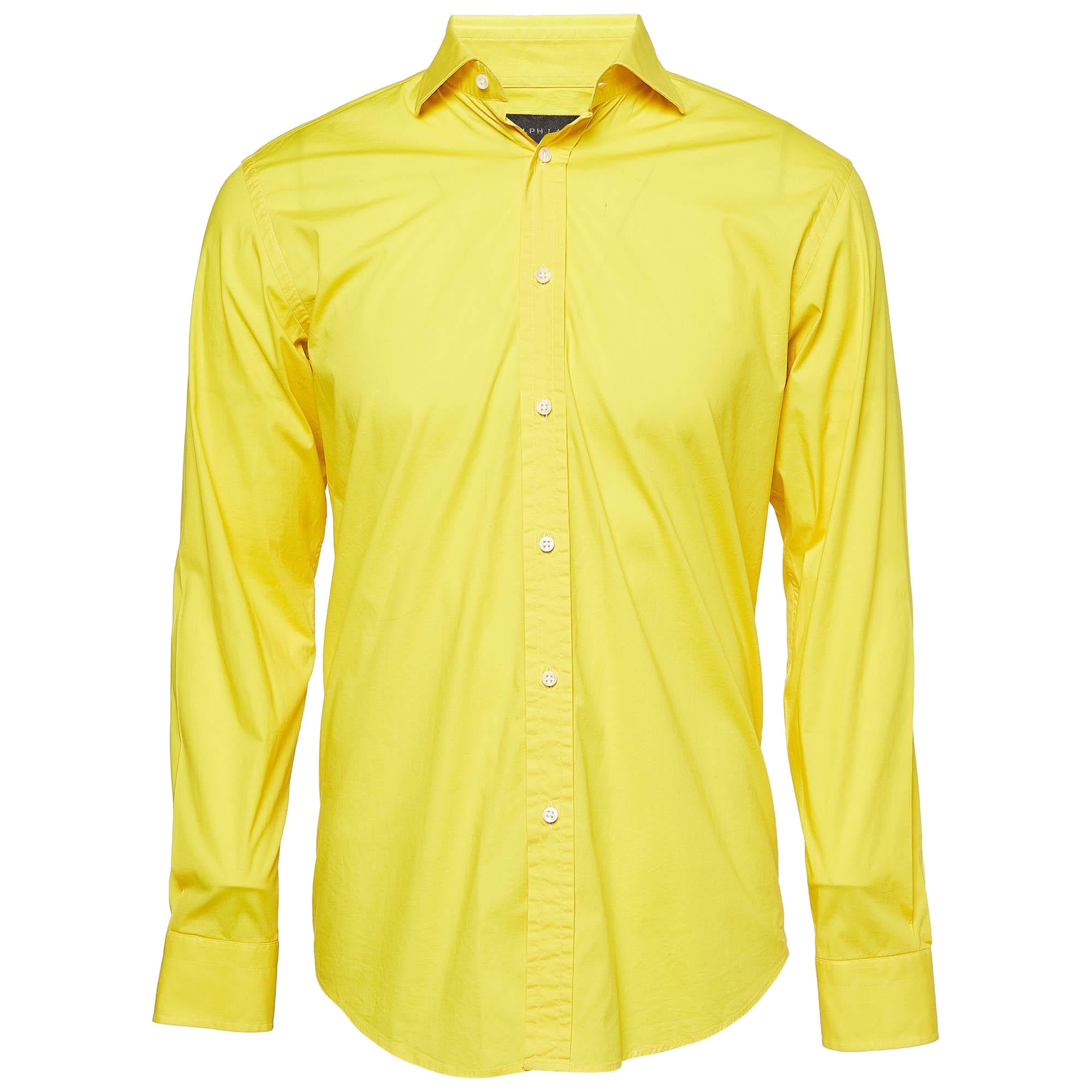 Ralph Lauren Yellow Cotton  Long Sleeve Shirts M