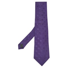 Tom Ford Purple Silk Jacquard Traditional Tie