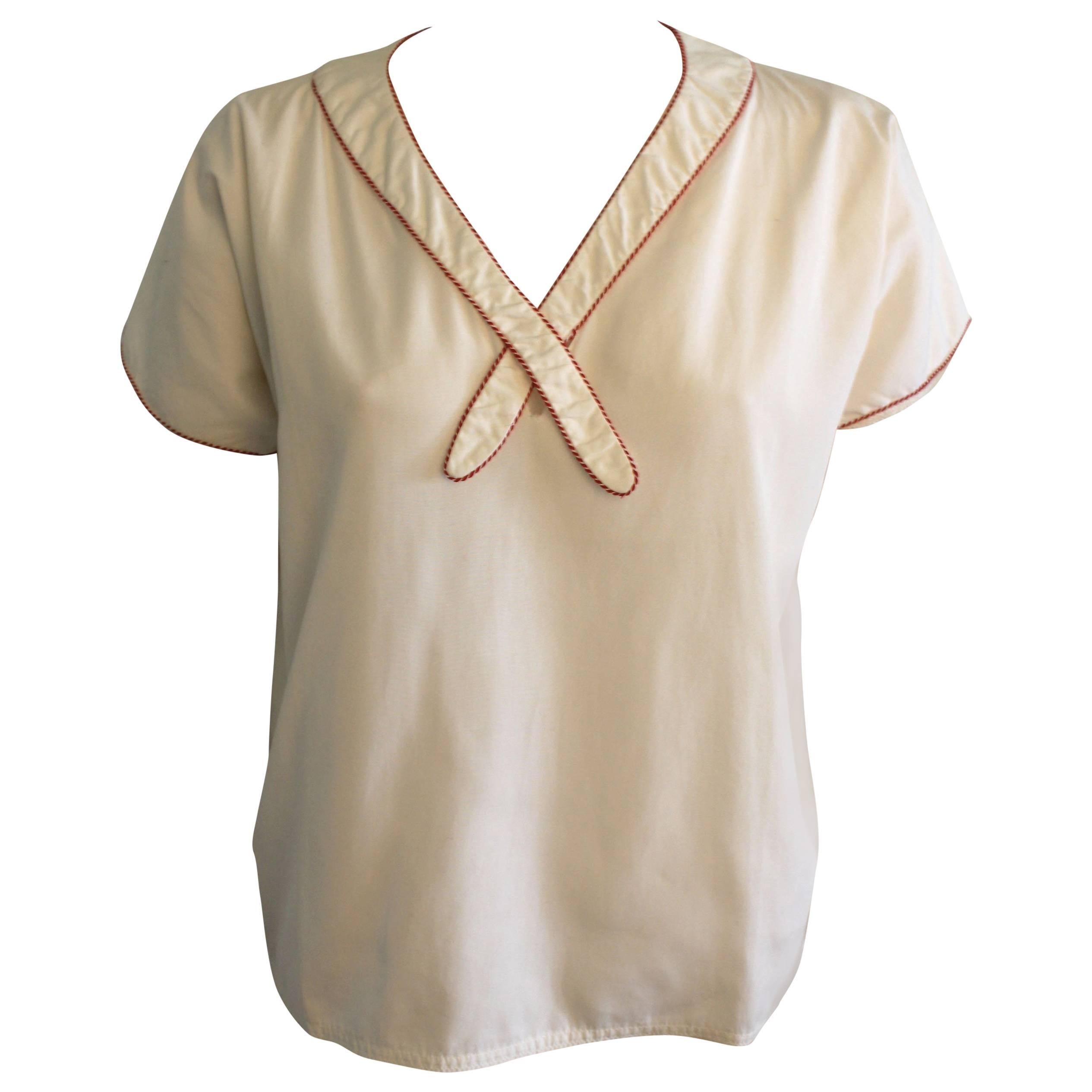 Geoffrey Beene  Sailor Blouse  For Sale