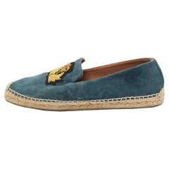 Christian Louboutin Blue Suede Gala Espadrille Size 40