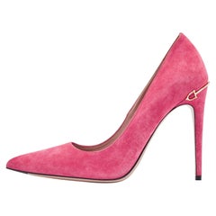 Gucci Pink Suede Adina Pumps Size 38