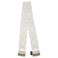 Louis Vuitton White Since 1854 Monogram Silk Bandeau