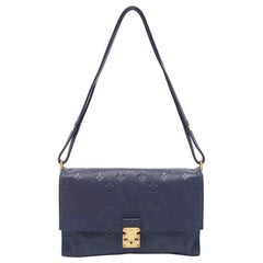 Louis Vuitton Blue Infini Monogram Empreinte Leather Fascinante Bag