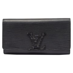 Louis Vuitton Black Epi Leather Louise Wallet