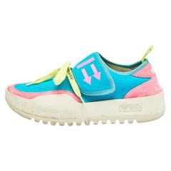 Off-White Multicolor Suede and Fabric Virgil Abloh Sneakers Size 38