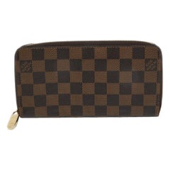 Cartera Louis Vuitton Damier Ebene Canvas Zippy