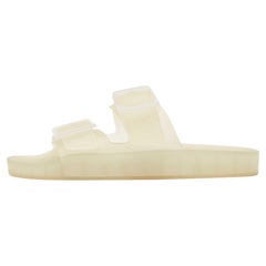 Balenciaga Transparent Rubber Flat Slides Size 43