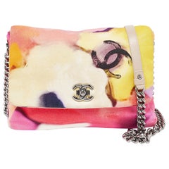 Chanel Multicolor Printed Canvas Flower Power Messenger Bag