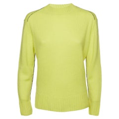 Joseph Jersey Cachemira Amarillo Cuello Redondo XS