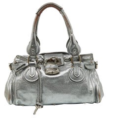 Chloe Silver Leder Paddington Schulranzen