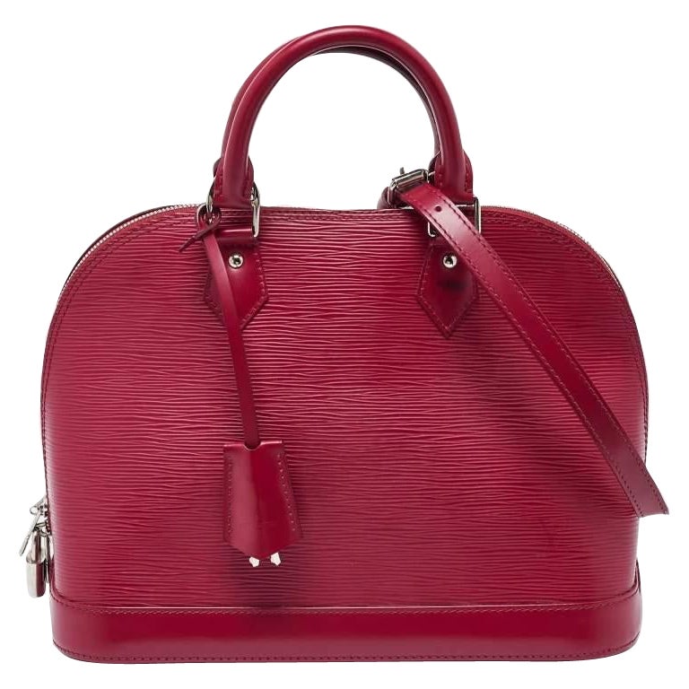 Louis Vuitton Fuchsia Epi Leather Alma PM Bag