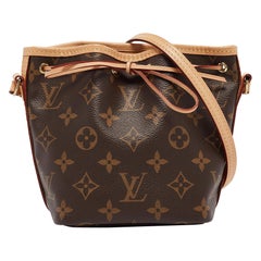 Louis Vuitton - Sac Nano Noe en toile avec monogramme
