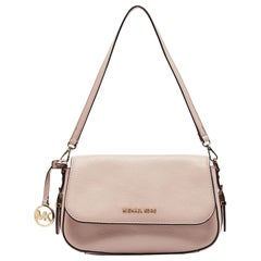 Michael Kors Pink Leather Large Bedford Legacy Shoulder Bag