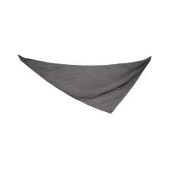 The Row Black Silk Organza Milette Head Scarf