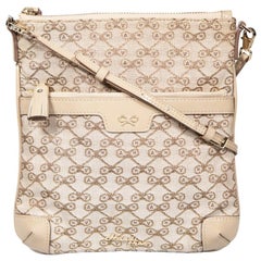 Anya Hindmarch Beige Logo Print Crossbody Bag
