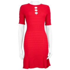 Mini abito in maglia rossa di Kenzo taglia XS