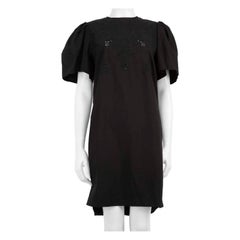 Isabel Marant Isabel Marant Étoile Black Embroidered Short Sleeve Dress Size S