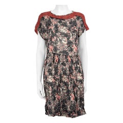 Isabel Marant Isabel Marant Étoile Abstract Print Short Sleeve Dress Size XS